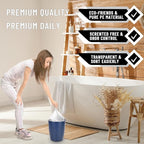 105Counts 8 Gallon Trash Bags, Flexible & Durable Kitchen Garbage Bags - Image 6