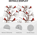Winter Cardinal Birds Microfiber Dish Drying Mat - Image 5