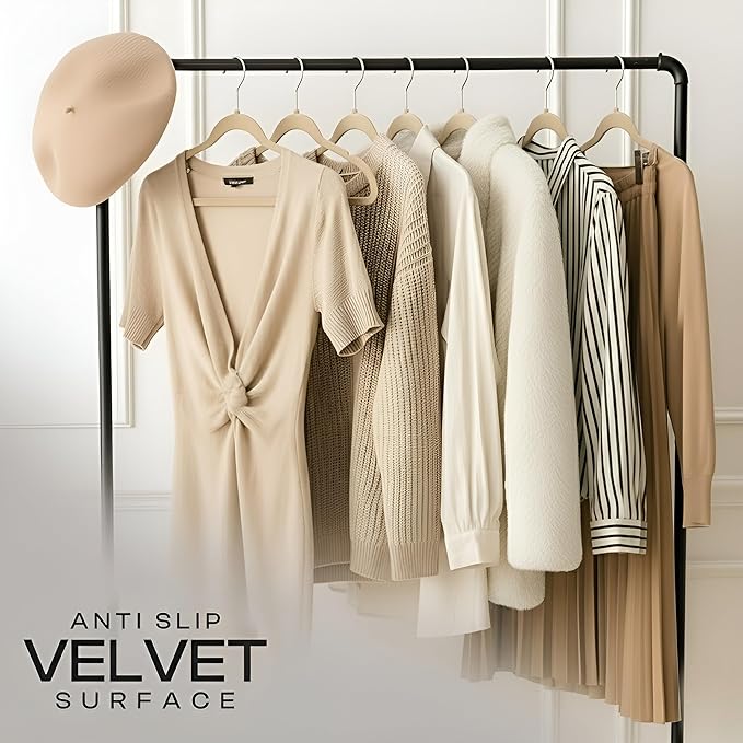Utopia Home Velvet Hangers 50 Pack - Image 8