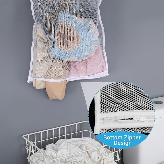 Portable Hanging Laundry Hamper, 28.74 X 18.89 Inches, Over the Door Laundry - Image 3