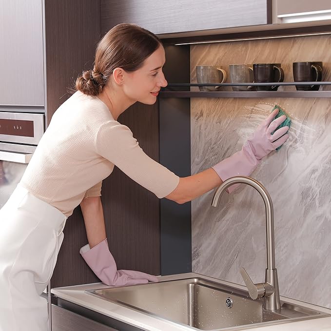 COOLJOB Medium Household Rubber Gloves - Image 3
