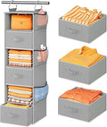 Pipishell Hanging Closet Organizer 6-Shelf, Hanging Shelves by Pipishell