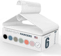 Neaties Heavy Duty Clothes Hangers 6 Pack – Made in The USA – 8lb Capacity by NeatiesHangers