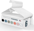 Neaties Heavy Duty Clothes Hangers 6 Pack – Made in The USA – 8lb Capacity by NeatiesHangers