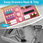 12 PCS Drawer Organizer Set, 4 Sizes Tool Storage Trays - Image 3