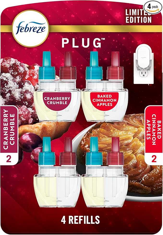 Febreze Odor-Fighting Fade Defy PLUG Air Freshener Baked Cinnamon Apple by Febreze
