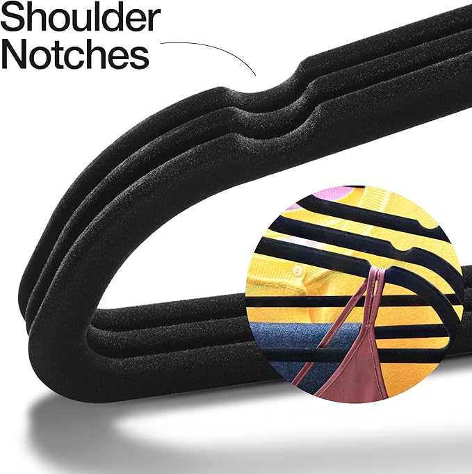 Home-it Premium Velvet Hangers 50 Pack - Image 5