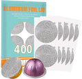 CAPMESSO Aluminum Foils Lids to Reuse Vertuoline Capsules Coffee Pods Compatible by CAPMESSO