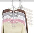 Clothes Hangers Space Saving Shirt Organizer, Non Slip Multi Shirt Hangers by Lomrsiul