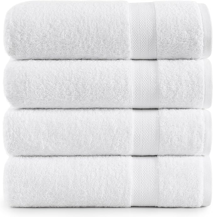 LANE LINEN Set of 4 Bath Towel by LaneLinen
