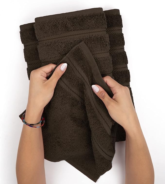 American Soft Linen Luxury 4 Piece Bath Towels, 600 GSM 100% Cotton Turkish - Image 5