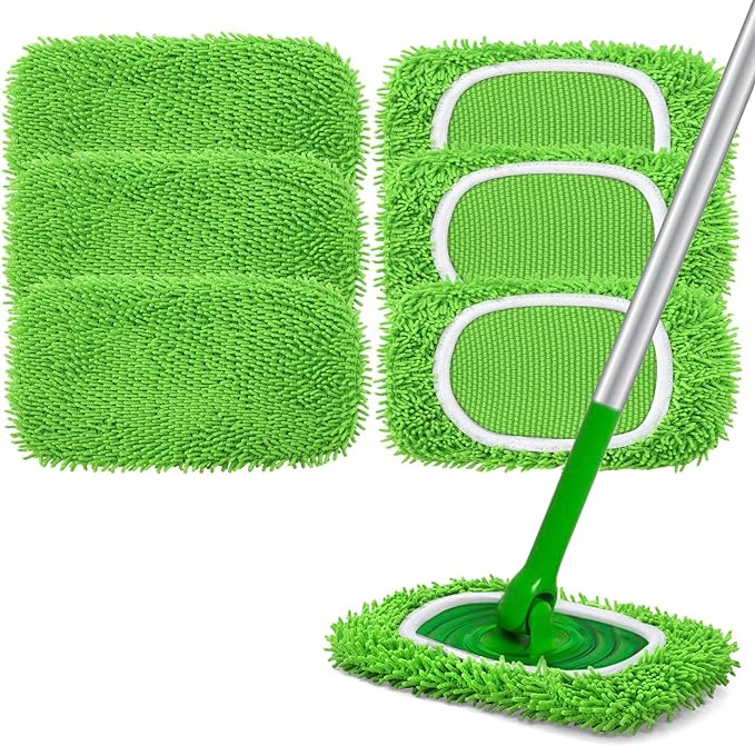 Reusable Wet Pads Refill for Swiffer Sweeper Mop by ABetterChoiceforYourHome