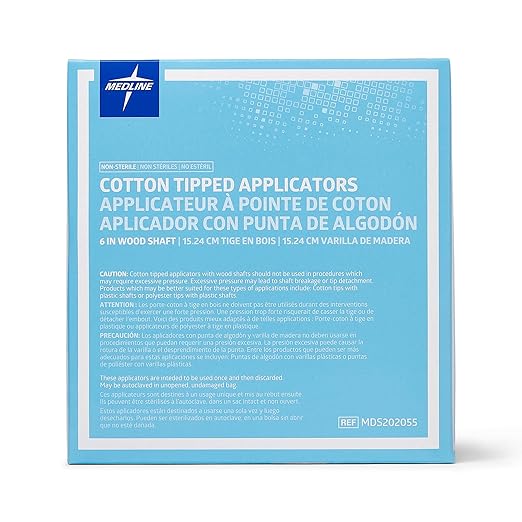 Medline Non-Sterile Cotton Tipped Applicator - Image 2