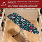 Nuxovilar Ironing Board Cover Winter Hats and Mittens Pattern Polyester 15x54 - Image 4