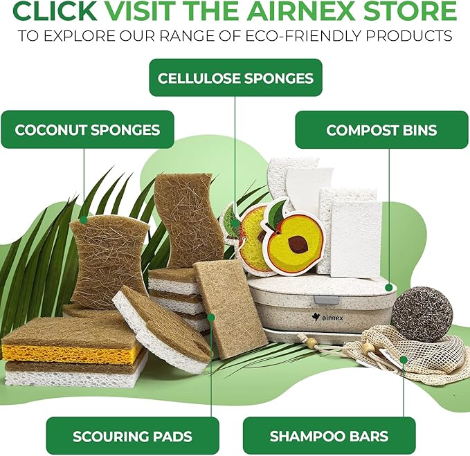 Biodegradable Natural Kitchen Sponges Pack of 6 - Image 6