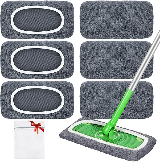 Reusable Dry Sweeping Cloths Microfiber Wet Pads Refill Compatible by LOVECO