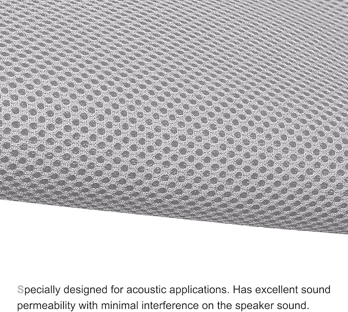 MECCANIXITY Speaker Grill Cloth 20 x 63 Inch Stereo Mesh Fabric Protective - Image 4