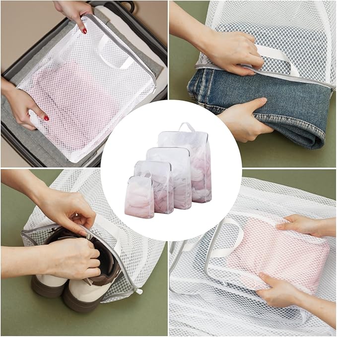 GWT 4Pcs 3D Mesh Laundry Bags - Image 7