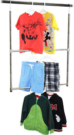 Oceanstar ACR1538C 2-Tier Portable Adjustable Rod Closet Hanger - Image 4