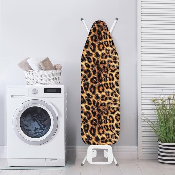 Leopard Print Ironing Board Cover and Pad 15 X 54 Thick Padding - Image 3