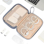 NISHEL Travel Cord Organizer Case, Double Layers Tech Electronic Bag, Essentials - Image 7
