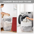Goodpick Laundry Basket with Wheels, 75L Large Roolling Laundry Basket with - Image 7