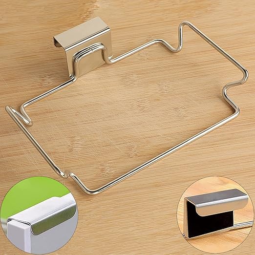 Large Stainless Steel Trash Bag Holder - Image 4