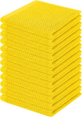 Homaxy 100% Cotton Waffle Weave Kitchen Dish Cloths, Ultra Soft Absorbent Quick by Homaxy