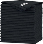 FIXSMITH Black Microfiber Cleaning Cloth -Pack of 24, Highly Absorbent Cleaning by FIXSMITH