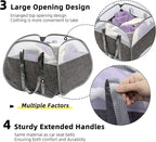 Collapsible Laundry Basket, 90L Foldable Pop-up Laundry Hamper - Image 4
