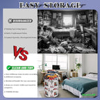 Personalize Cars Printed Laundry Basket Oxford Cloth Foldable Funny Laundry - Image 7