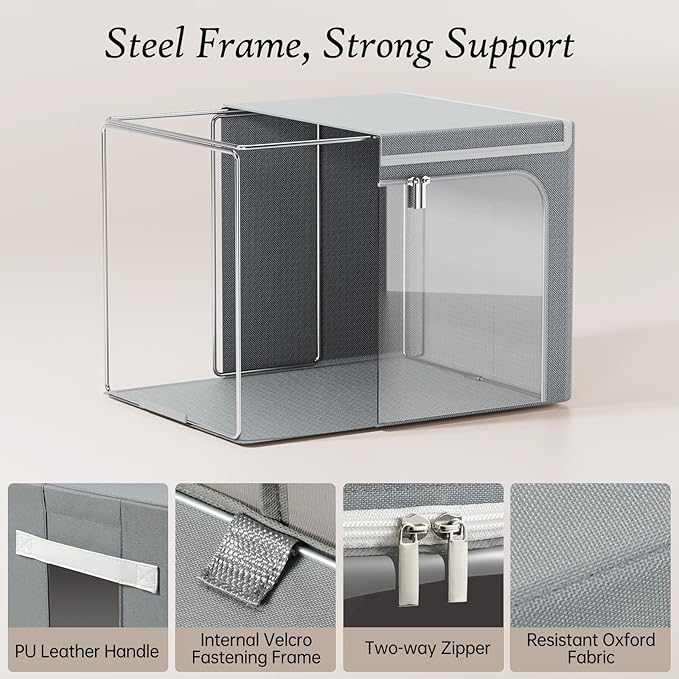 Yecaye Large Clothes Storage Bins - Image 7