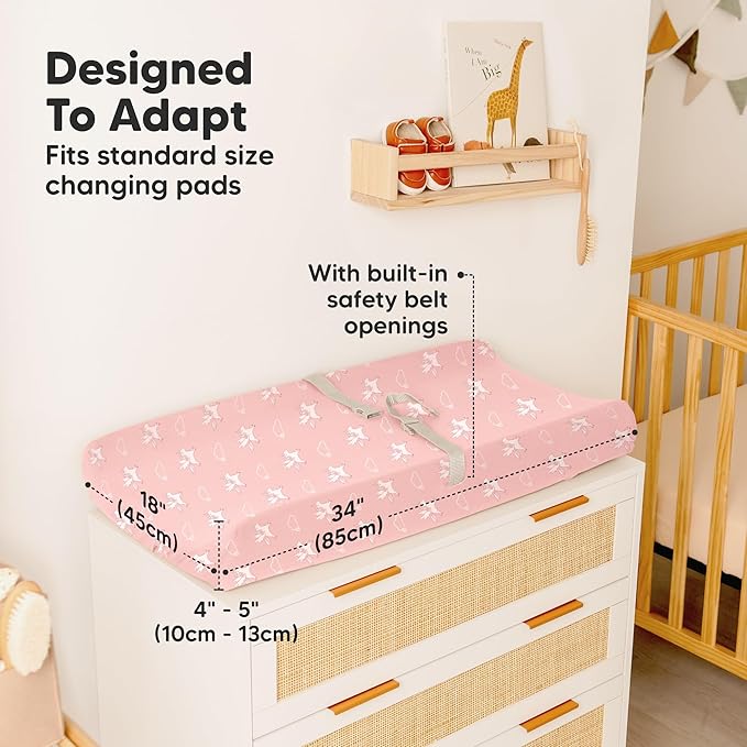 2-Pack Organic Changing Pad Covers - Image 4