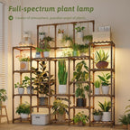 Plant Stand Indoor with Grow Light 14 tiers Large Plant Shelf for Indoor Plants Display Heavy Duty Plant Rack for Living Room Patio Decor - Image 2