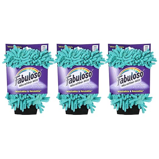 Fabuloso Microfiber Cleaning Mitt Glove, Lint-Free Scratch-Free Dusting and by Colgate-PalmoliveCommercial