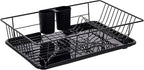 Sweet Home Collection Metal, Dish Drainer Drain Board and Utensil Holder Simple - Image 2