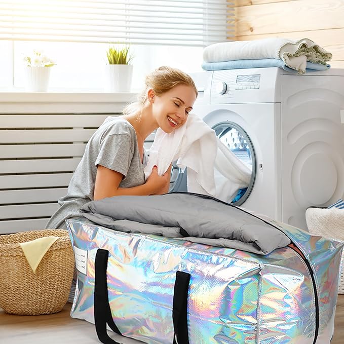 8 Pack Extra Heavy Duty Large Moving Bags - Image 5