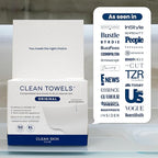 Clean Skin Club Clean Towels XL®, 100% USDA Biobased Face Towel, Disposable - Image 11