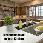 Customizable Kitchen Sink Faucet Mat: 30"Lx5.5"W Bathroom Counter Protector - Image 4