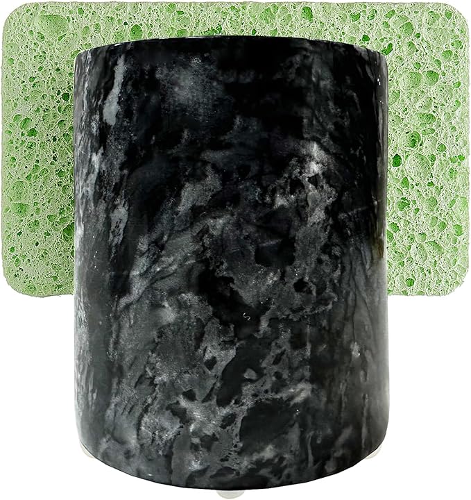 Marble Sponge Holder Sink Sponge Caddy by EVERBBKING