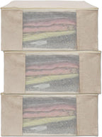 Cotton Canvas Clothes Storage Bags, Saree Covers by Marubhumi