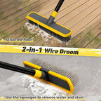 Heavy Duty Broom Wire Floor Scrub Brush - Image 7