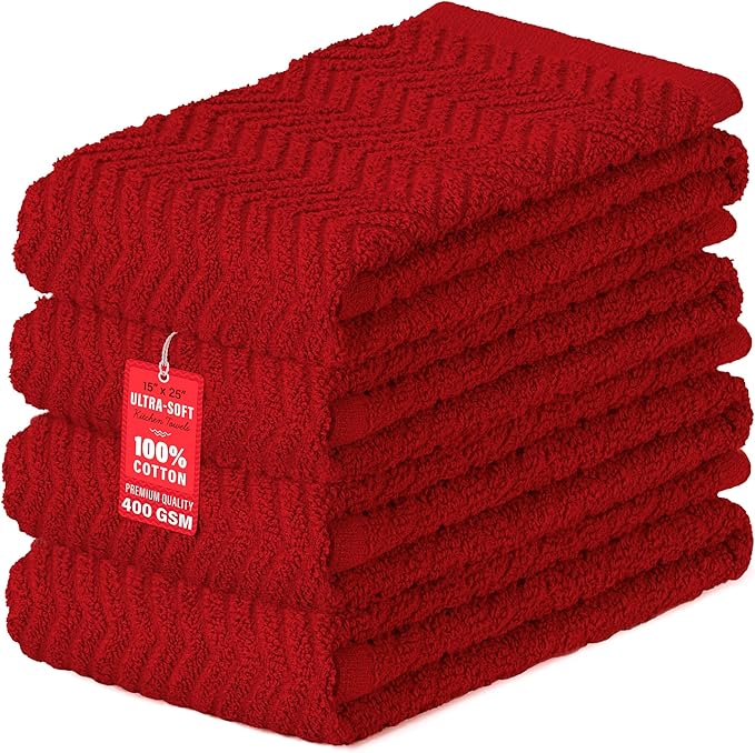 DecorRack 100% Cotton Kitchen Towels by DecorRack