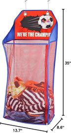 Store & Score Over The Door Hanging Kids Fun LED Basketball Light-Up - Image 6