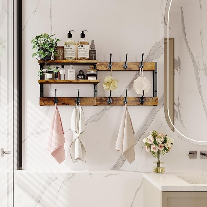 Homeiju 28.7" Coat Rack Wall Mount - Image 8