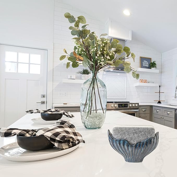 Sponge Holder for Kitchen Sink, Ceramic Sponge Holder - Image 6