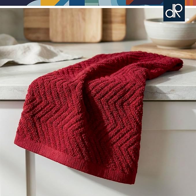 DecorRack 100% Cotton Kitchen Towels - Image 3