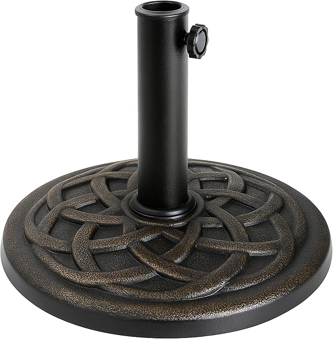BACKYARD EXPRESSIONS PATIO · HOME · GARDEN 911554 21 Pound Umbrella Base, Bronze by BackyardExpressions