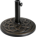 BACKYARD EXPRESSIONS PATIO · HOME · GARDEN 911554 21 Pound Umbrella Base, Bronze by BackyardExpressions