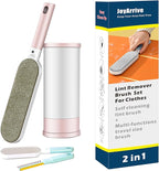 2PCS Lint Brushes for Clothes, Cat Dog Hair Remover for Lundary, Self-Cleaning by JoyArrive